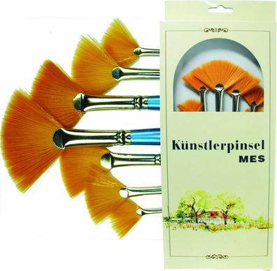 CMI Pinsel- Set Borstenpinsel+Malspachtel in Leinwandtasche