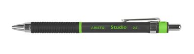 Aristo Feinminenstift Studio schwarz 0,7 mm Gummigriffzone