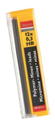 Aristo Feinminen Hi-Polymer 0.35 HB, Dose mit 12 Minen