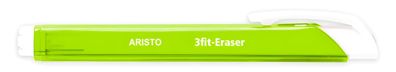 Aristo Radierstift 3fit-Eraser transparent-grün, Dreikant PVC-frei