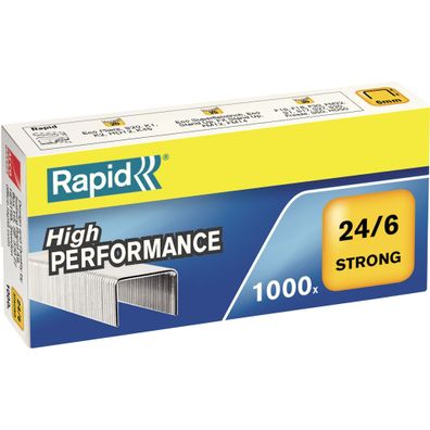 Rapid Heftklammern 24/6mm Strong verzinkt 1000 Stück