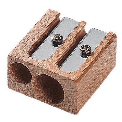 M+R Spitzer Holz Block doppelt VE 20