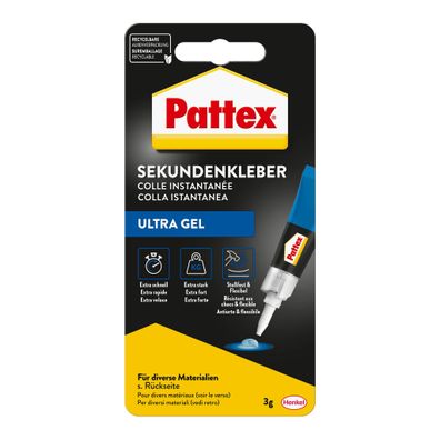 Staedtler Sekundenkl. Pattex Ultra Gel BK WA98