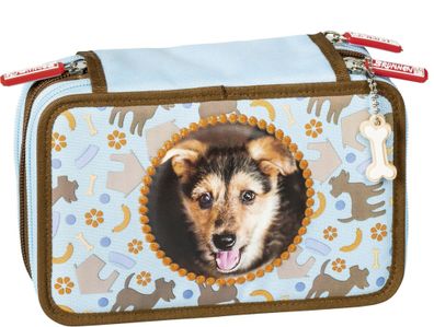 Brunnen Schüler-Etui 3 Reißverschlüsse FoE 1049121541