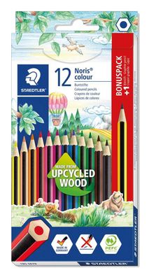 Staedtler 185 SET9 Farbstifte Noris® colour Promotion Set - 3 mm, Kartonetui 12 Farbe