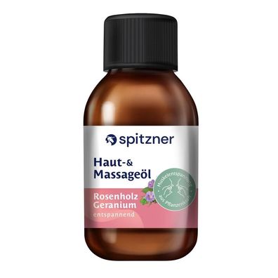 Aroma Haut- und Massageöl Rosenholz-Geranium 200 ml