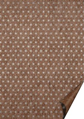 HEYDA 204771848 Naturkarton Starlight 50 x 70 cm silberfarben glänzend
