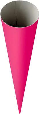 HEYDA 204870065 Schultüten-Rohling 70 cm Ø 19 cm pink