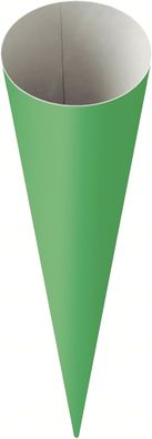 HEYDA 204870069 Schultüten-Rohling 70 cm Ø 19 cm grün