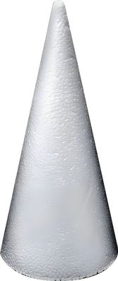 KNORR Prandell 216766201 Styropor-Kegel 20 cm Styropor weiss