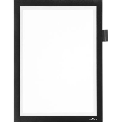 Durable Inforahmen A4 sw selbstklebend DURAFRAME® direkt beschriftbar