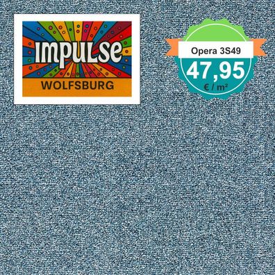 Vorwerk Opera 3S49 Teppichboden Velours 4 m breit - ab 5 m² versandkostenfrei