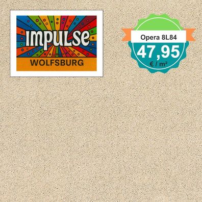 Vorwerk Opera 8L84 Teppichboden Velours 4 m breit - ab 5 m² versandkostenfrei