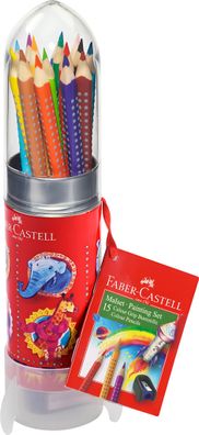 Faber Castell Buntstift Colour Grip 3,3 mm Malset Rakete