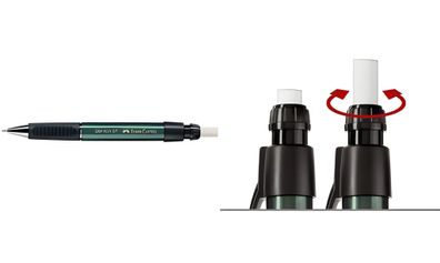 Faber Castell Druckbleistift Ersatzradierer Grip Plus 3x