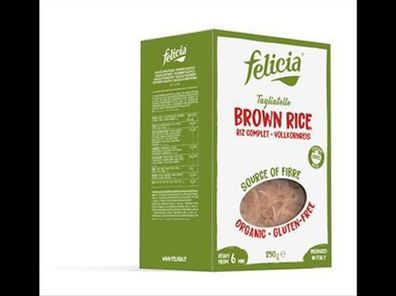 Felicia 6x Felicia Bio Vollkornreis Tagliatelle glutenfrei 250g