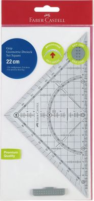 Faber Castell Geometrie-Dreieck 22 cm Grip