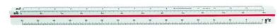 Standardgraph Dreikantmaßstab Vermessung, 30 cm 1:10/100;1:20/200;1:25/250;1:50/500