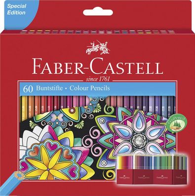 Faber Castell Buntstift Castle 3,3 mm 60er Kartonetui