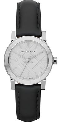 Burberry The City Damenuhr silber schwarz