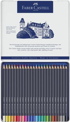Faber Castell Farbstift Gofa Mine 3,3 mm 24er Metalletui
