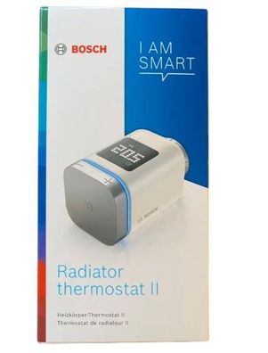 Bosch Smart Home II Heizkörperthermostat mit App-Funktion, kompatibel mit Amazon Alex