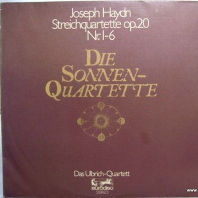 Eurodisc 61719 - Joseph Haydn, Ulbrich-Quartett - Streichquartette Op.20 Nr. 1-6