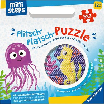 Ravensburger ministeps 4588 Plitsch-Platsch-Puzzle Meerestiere - Outdoor- & Badespiel
