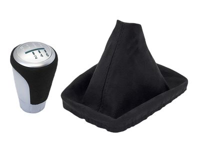 Schaltknauf Hebel kurz Sport 6 Gang Schaltsack Microfaser für BMW 3er E46