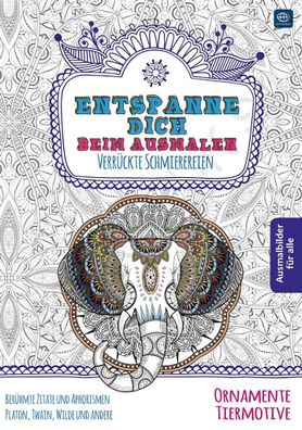 Malbuch B5 32 Seiten Tiermotive