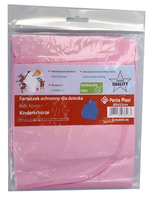 Malschürze/Bastelschürze/ 63x53 cm abwischbar rosaphtalatfrei