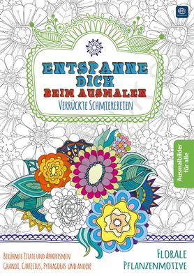 Malbuch B5 32 Seiten Florale Pflanzenmotive