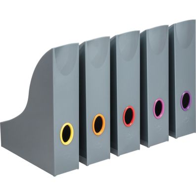 Durable Stehsammler Set A4 Varicolor sort 5-farbiger Ablauf