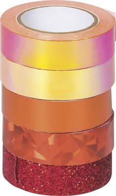 HEYDA 203584517 Deko Tapes Effekt Mix Basic Material-Mix orange