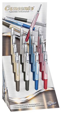 Wedo Kugelschreiber Concento f. sort Druckmechanik Grossraummine