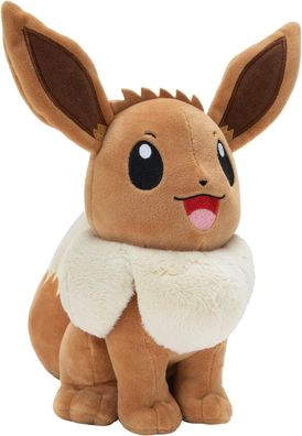 Pokémon Evoli Plüsch 30 cm PKW3105 offiziell lizenziertes Kuscheltier Jazwares