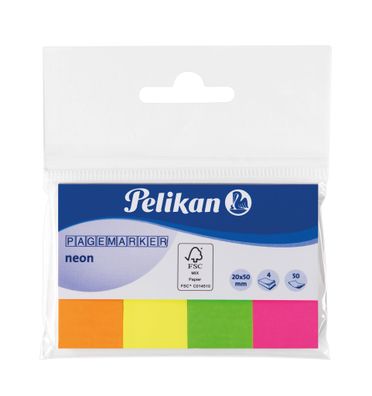 Pelikan Pagemarker Neon Mix 4x20x50mm 4x50 Stück N130 FSC Mix