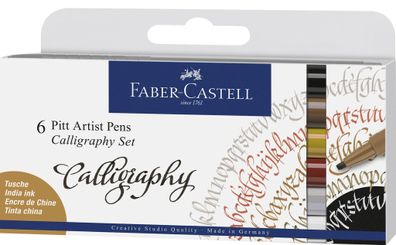 Faber Castell Tuschestift Pitt Artist Pen C 6er Standard