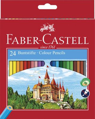 Faber Castell Buntstift Castle 3,3 mm 24er Kartonetui