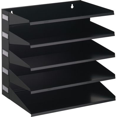 Durable Sortierreck 5tlg A4/ Folio sw aus Metall
