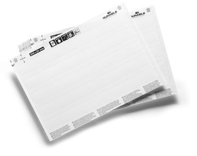 Durable Einsteckschild 200x20mm A5 ws 20ST für Scanfix / Labelfix