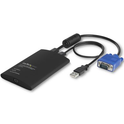 StarTech USB 2.0 KVM Konsole - Mobiler Laptop Crash Cart Adapter mit Datenübertragung
