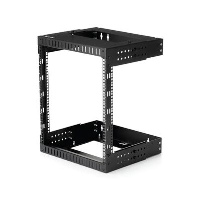 StarTech 12U 19 Zoll Wall Mount Network Rack, Adjustable Depth 12-20 Zoll 2 Post Open