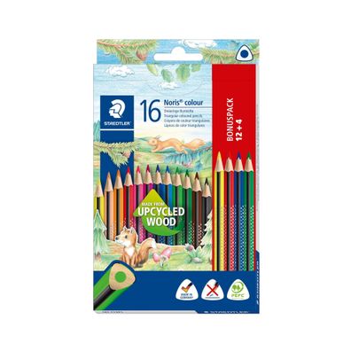 Staedtler Buntstift Noris colo 12 + 4 100% PEFC