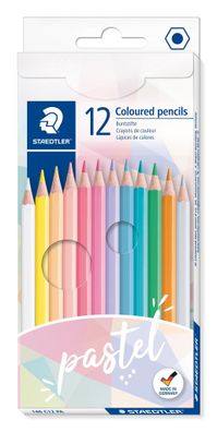 Staedtler Buntstift 12 ST Pastell 100% PEFC