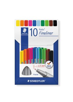 Staedtler Fineliner triplus rPP, 10ST 4007817060933