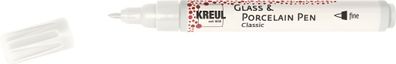 KREUL Glass & Porcelain Pen Classic fine Weiß