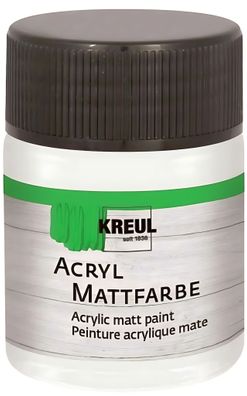 KREUL Acryl Mattfarbe Pastellweiß 50 ml