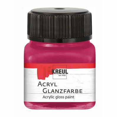 KREUL Acryl Glanzfarbe Bordeaux 20 ml