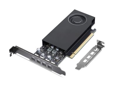 NVIDIA RTX A1000 - Grafikkarten - RTX A1000 - 8 GB GDDR6 - PCIe 4.0 x8 - 4 x Mi... ->